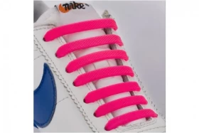 No-tie silicone shoelace Pink